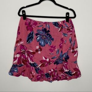 PORTMANS AU Linen Summertime Affair Ruffle Skirt 8